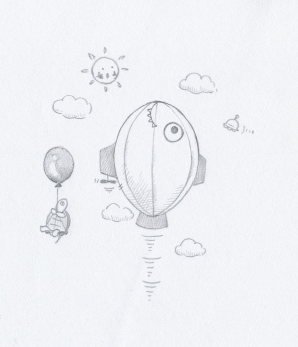 ちなみにジミー大西デザインの気球です