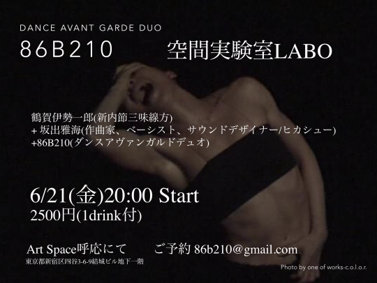 86b210 iseichirotsuruga masamisakaide hikashyu shamisen tokyo artist artspacecooh performance