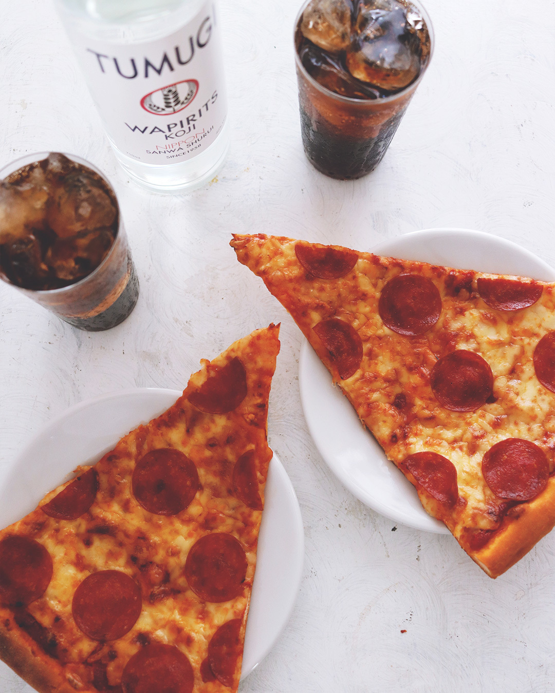 Pizza & Tumugi Coke