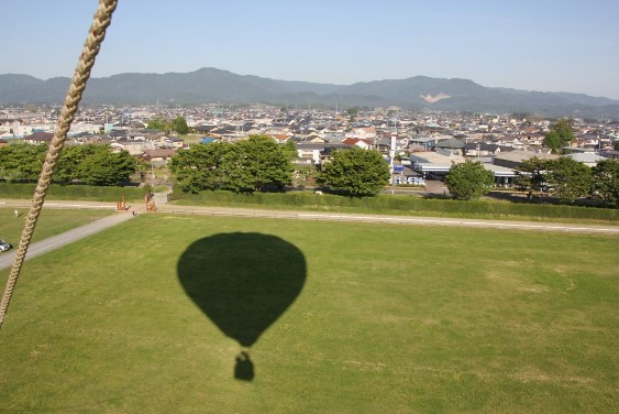 熱気球からの眺望