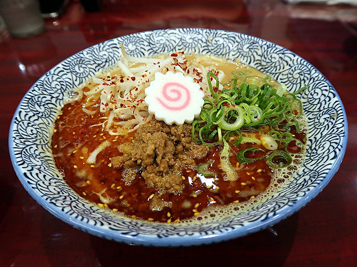 自家製麺 魚担々麺・陳麻婆豆腐 dandan noodles なんばラーメン一座・魚担々麺